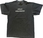 Comfort Colors – Ich liebe meine Freundin T-Shirt, Geschenk für ihn, Geschenk für sie, Ich liebe Shirt, Ich liebe Shirt, Herren-T-Shirt mit Rundhalsausschnitt, klassisches Modell, lässiger Kragen 