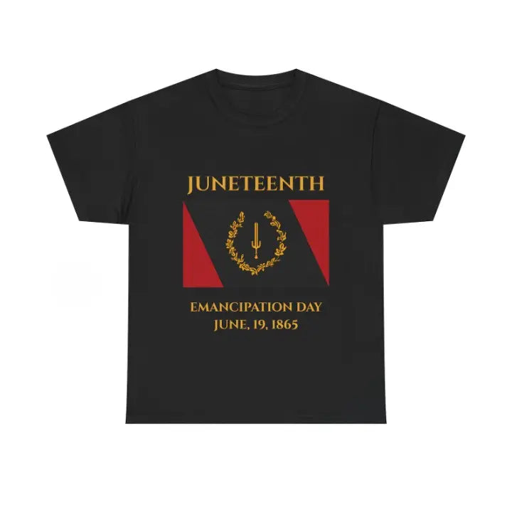 Juneteenth Emancipation Day Unisex Tee, Black American Heritage Flag June 1865 Shirt, Juneteenth Gifts for Men and Women