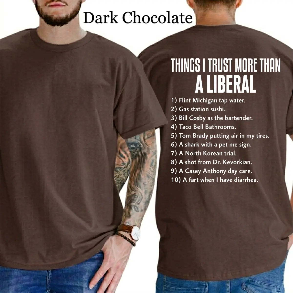 Funny Political Graphic Tee Patriot Conservative Casual Short Sleeve T-shirt Men Gift