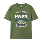 Latino Dad Spanish Graphic T-Shirt, Father's Day Birthday Gift For Him, Cotton Tee
