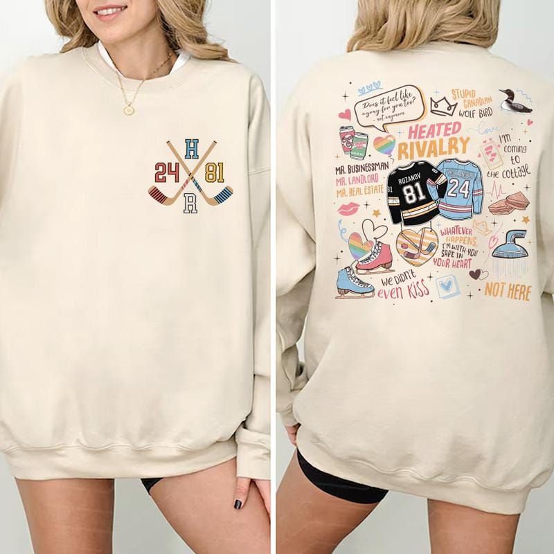 Romance Heated Rivalry Shirt, Hollanov Couple Romance Book Sweatshirt, Hockey Rivals Couple Tee, Movie Book Fans Gift