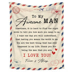 Valentines Day Gifts for Him Her - I Love You More Super Soft Fleece Throw Blanket