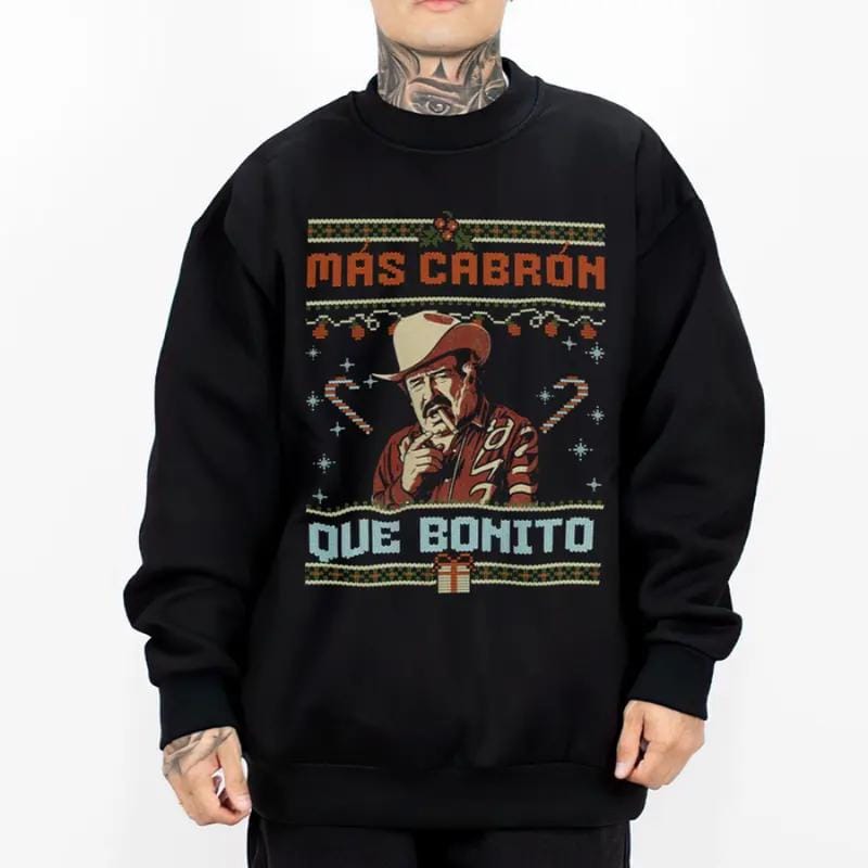 Paulino Lustiges Shirt für Herren Retro Meme Meme Pullover Warmer, lässiger Winterpullover Geschenk für Lateinamerika-Fans Gemütliches Urlaubsoutfit Volle Farben Unisex Fashion Top 