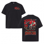 Ella Fella Club Shirt 1-800-777-Fella Dandelion Graphic Choosing Texas Vintage Indie Tee