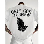 Men'S "Only God Can Judge Me" Graphic T-Shirt