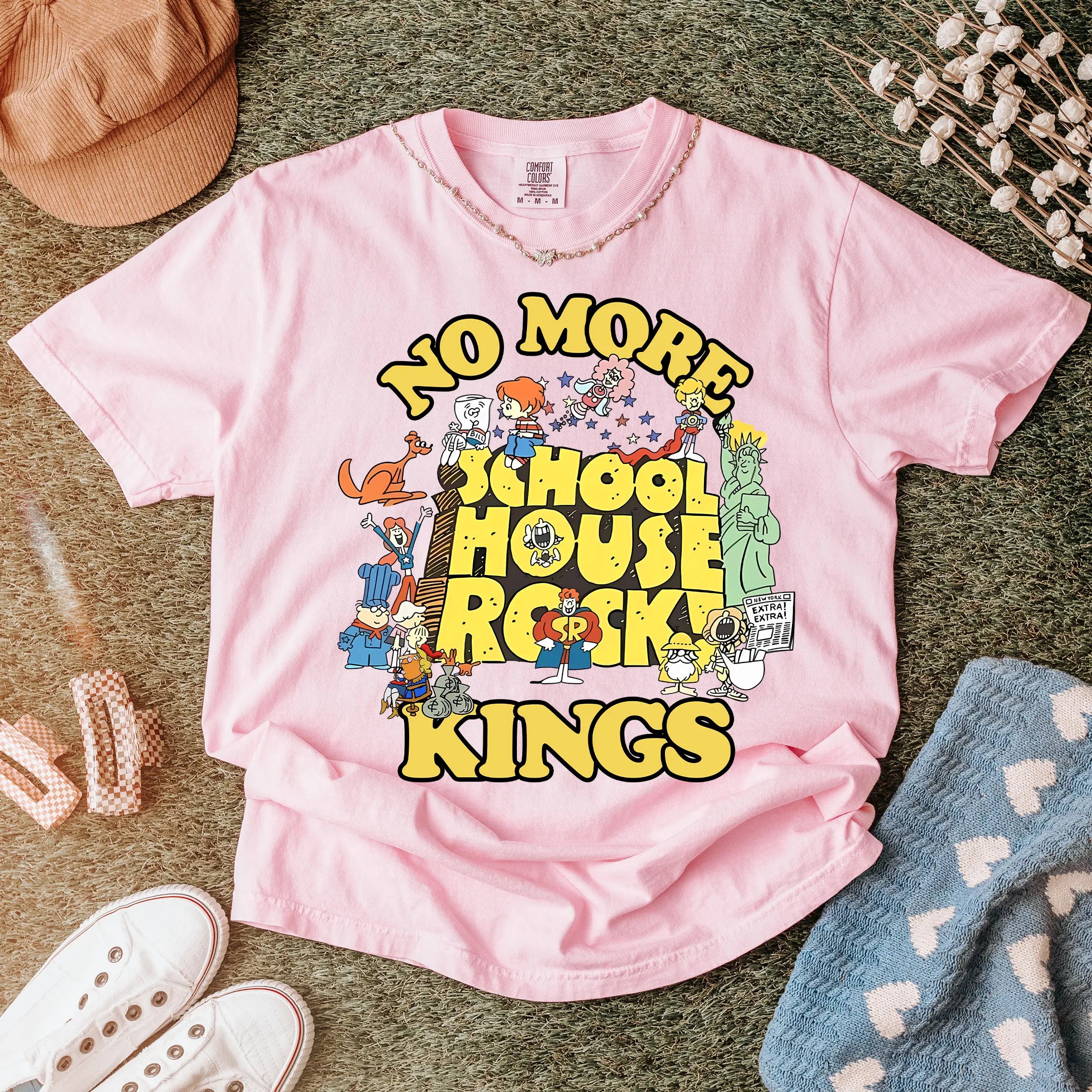 School House Rock Graphic Tee, Knowledge is Power, Retro 1980s 1990s Shirt, Educational Television Tee, Cartoon TV Show Shirt