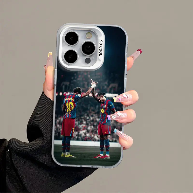 Yamal IPhone 17 Promax Phone Case Anti Drop Protective Case Suitable For iphone 16 15 14 13 SAMSUNG S25 24 23 22 ULTRA Acrylic Football Phone Case