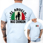 Fathers Day TShirt Gift For Latino Dad, El Abuelo Mas Chingon Tee, Mexican Gift T-shirt for Him, Father's Day Gift, Menswear Classic Casual Top, Father's Day Gifts, Father's Dad Gifts Idea, Fathers Day Gift, Dad Gifts, Father's Dad Gifts, Fathers Day.