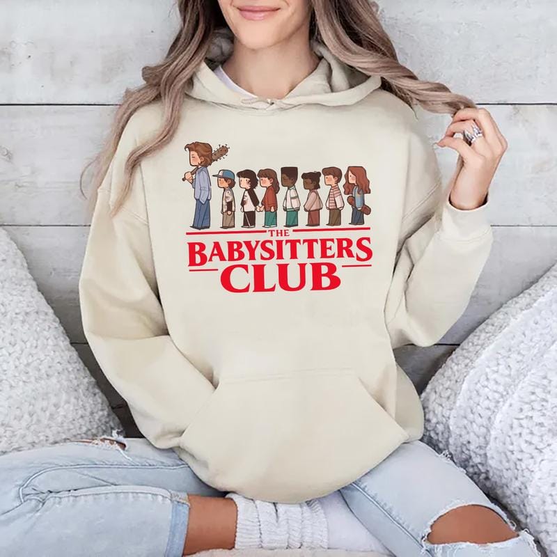 Retro Steve Babysitter Club Shirt, Vintage Hawkins Graphic Tee, Steve Harrington Shirt for Fan, Funny Fandom Sweater Hoodie