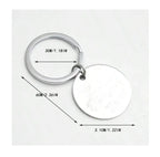 Stainless Steel "Recuerda Que Te Amo Papa" Spanish Phrase Keychain, Father's Day Gift Ideas for Dad, Men's Fashion Car Accessory, Stainless Steel Keychain, Fathers Day Gift Ideas