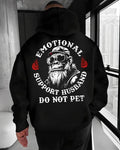 Emotional Support Husband Do Not Pet Hoodie