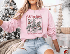 „Vom Fenster bis zur Wand“-Shirt, Lustiges Waschbär-Weihnachtsshirt, „Vom Fenster bis zur Wand“-Shirt 