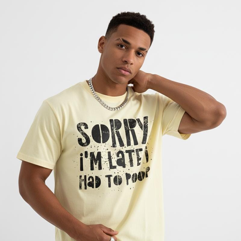 Men's Funny Quote Humor Saying Graphic T-Shirt - 100% Cotton Black Short Sleeve Crew Neck Regular Fit Casual Wear | Soft & Breathable Fabric, Durable Print, Everyday Comfort, Machine Washable, casual Summer gift