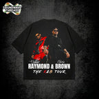 The R&B Tour 2026 : Raymond & Brown V2 Premium Cotton T-Shirt| Vintage Urban Streetwear