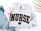 Nurse Sweatshirt, Leopard Nurse Shirt, RN Sweatshirt, Nurse Sweater, Nurse Graduation Gift
