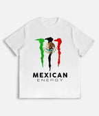 MEXICO FLAG MEXICAN ENERGY DRINK LOGO T-SHIRT