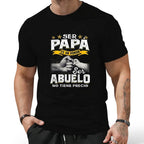Ser Papa Es Un Honor Ser Abuelo Spanish Graphic Tee Funny Grandpa Cotton T Shirt Casual Men Gift Top