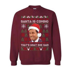 Michael Scott „That's What She Said“-Weihnachts-T-Shirt, lustiges „The Office“-Weihnachts-Sweatshirt, hässlicher Weihnachts-Hoodie, Geschenk für Männer &amp; 