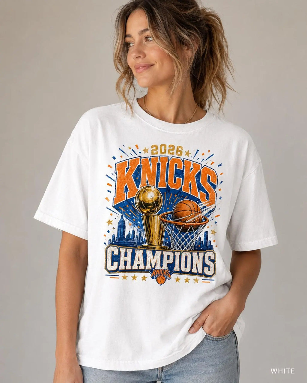New York 2026 Shirt, Knick Champs City Hoops Basketball Tee, NY Sports Fan Gift