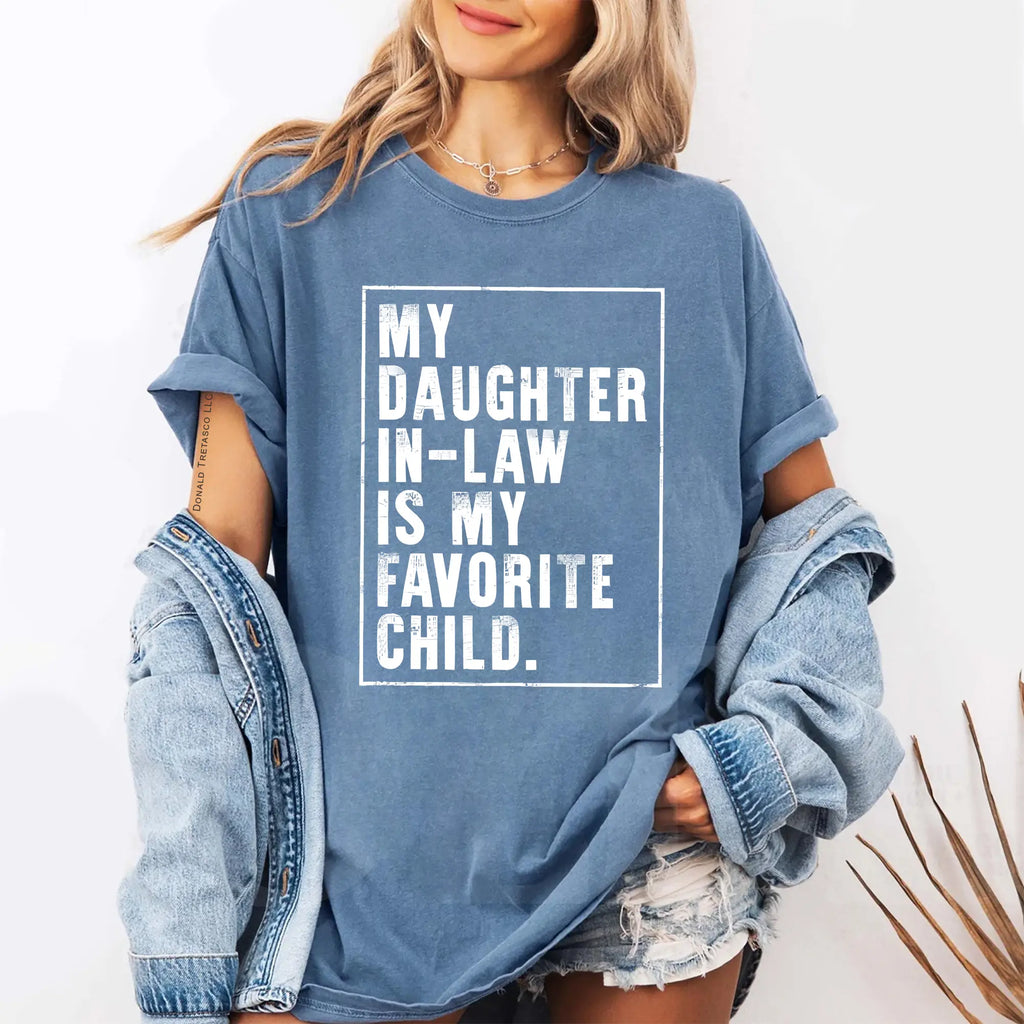 Daughter-in-Law T-Shirt Sweatshirt Hoodie | Funny Father-in-Law Family Gift Tee
