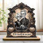 Till Death Do Us Part, Personalized Wood Plaque, Gift For Couples - 8