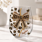 To My Daughter, Personalized Stemless Wine Glass, Gift For Daughter - 3