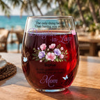 Daughter In Law Wine Glass, Gift For Daughter In Law And Mom Lovers - 9