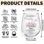Daughter In Law Wine Glass, Gift For Daughter In Law And Mom Lovers - 11