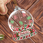 Family Love Knows No Distance, Personalized Acrylic Ornament, Gift For Family - 2