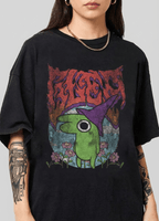 Smiling Friends Glep Vintage Heavy Metal Flowers Cartoon T-Shirt Sweatshirt Hoodie 
