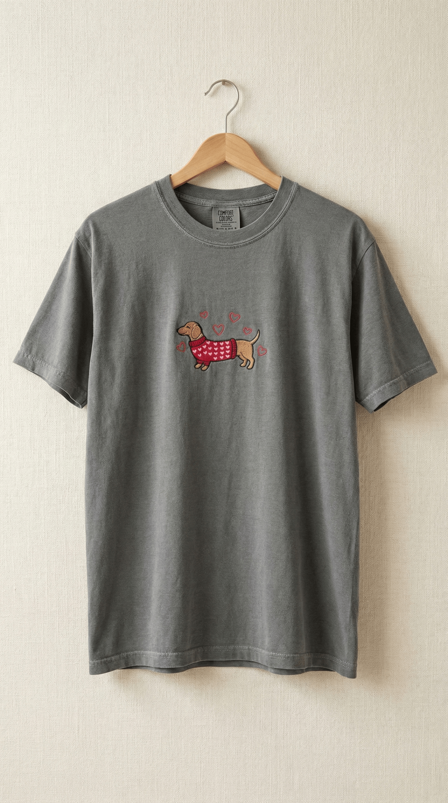 Valentines Dachshund Sweatshirt