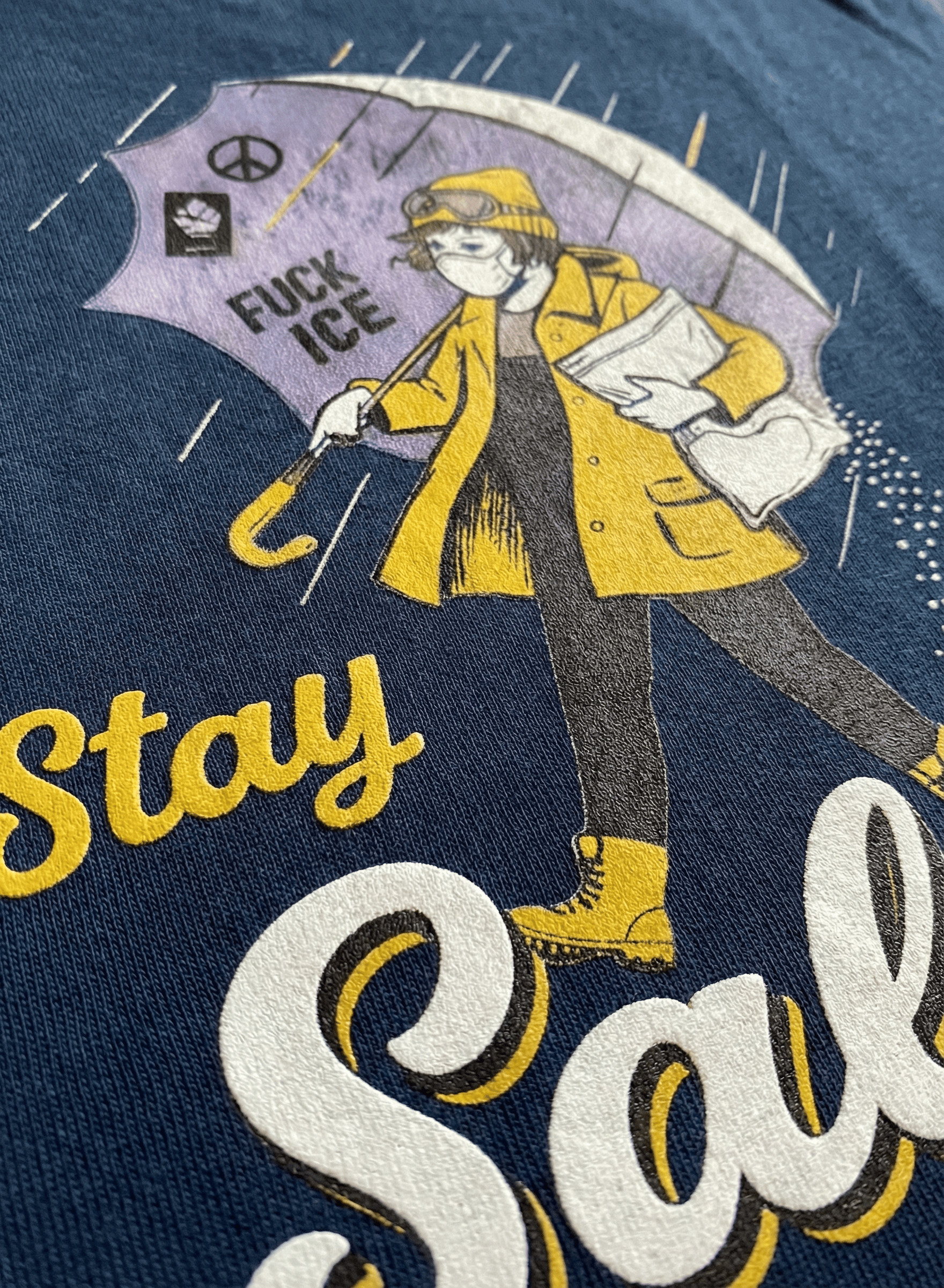 Subtle Antii Ice Stay Salty Protest T-Shirt/Sweatshirt/Hoodie