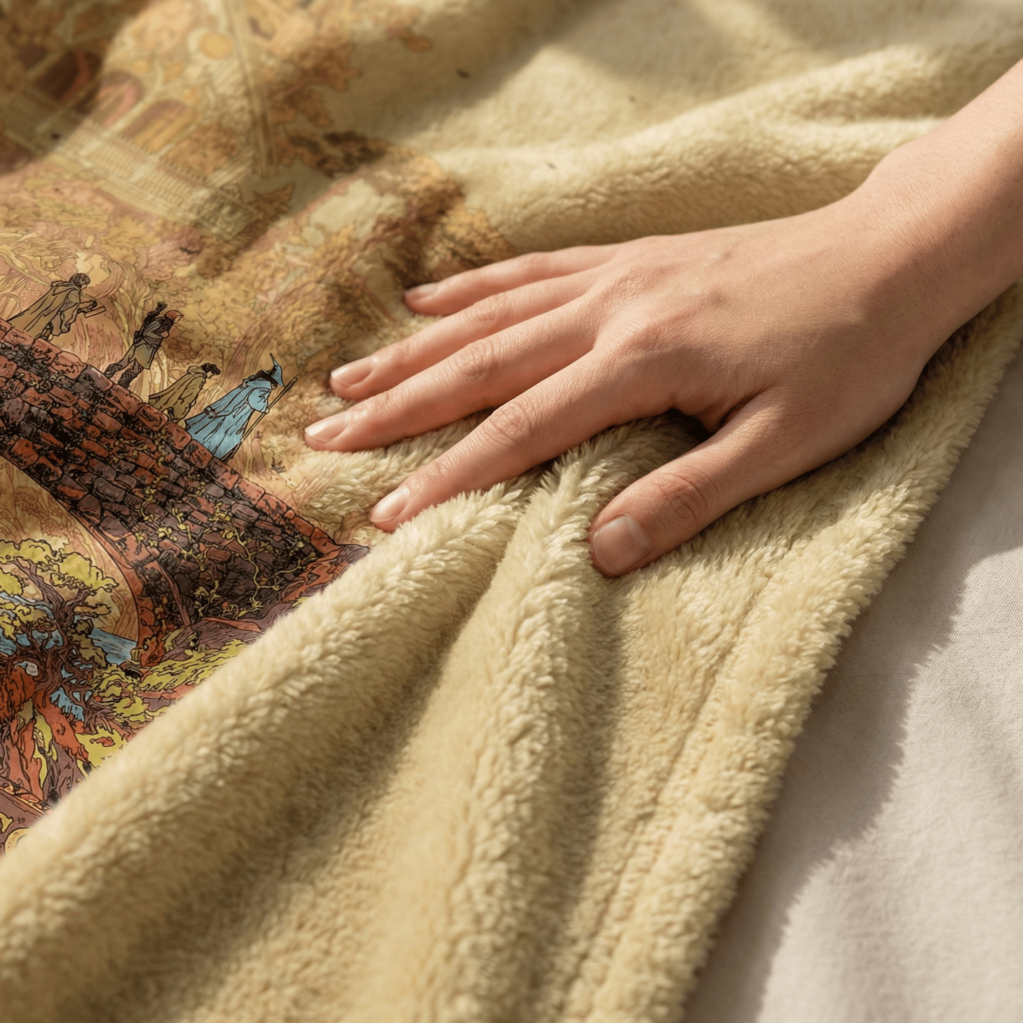 Lord of the Rings Ultra Soft Flannel Throw Blanket – Warm & Durable