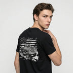 American Flag Chevy Truck Tee/Sweatshirt/Hoodie