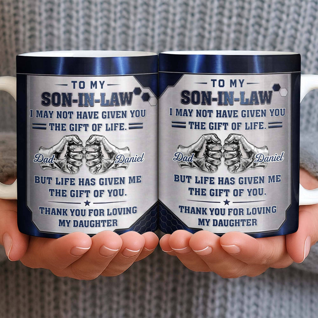To My Son In Law, Personalized Coffee Mug, Gift for Son In Law - 3