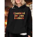 Lustiges Thanksgiving-Sweatshirt, "Danke für euch, ihr Arschlöcher"-Shirt, Friendsgiving-Shirt, Dankbarkeits-Shirt, Lustiges Thanksgiving-Geschenk-Shirt, Herbst-Dankbarkeits-Shirt 