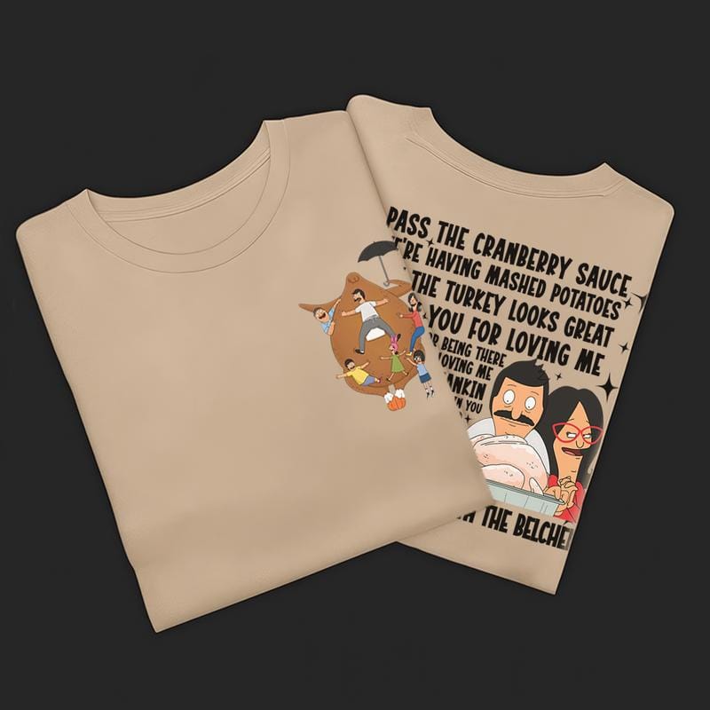 Thanksgiving-Song-T-Shirt, modische Baumwolle, viele Farben, alle Größen, für Damen und Herren. 