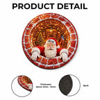 Santa Claus Coming To Town, Personalized Doormat, Christmas Home Gift - 5