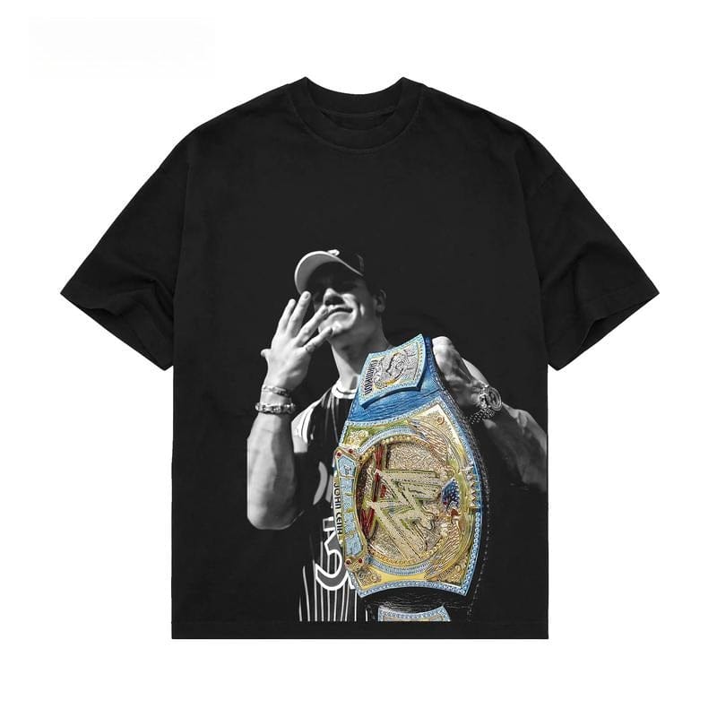 JOHN CENA „SPINNER BELT SENIOR RAPPER“-T-Shirt, Wrestling-T-Shirt, Wrestling-Grafik-T-Shirt, Wrestler-Shirt, Sportshirt, Vintage-Wrestling-Shirt, Wrestling-Geschenk 
