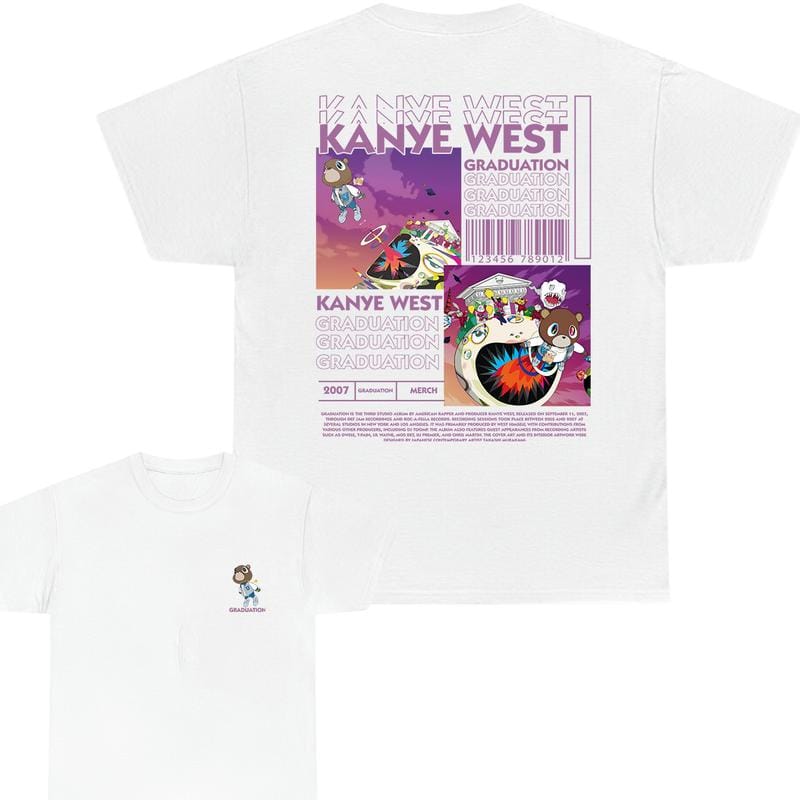 Kanyeee 2 Seiten Abschluss T-Shirt Sweatshirt Hoodie 