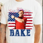 Shake and Bake 4th of July Matching Tee - Funny Couples Graphic T-Shirt