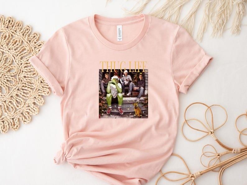 Thug Life Weihnachtsfilm-Shirt, Weihnachts-Freunde-Sweatshirt 