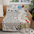 "A Letter to My Kids" Custom Blanket | Personalized Gift for Son & Daughter
