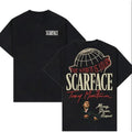 Scarface Tony Montana Graphic T-Shirt – The World Is Yours Vintage Back Print Cotton Tee