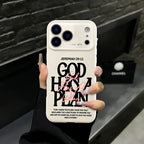 God Has A Plan Christian iPhone Case – Shockproof Faith-Based Bible Verse Protective Cover for iPhone 12-17 Series