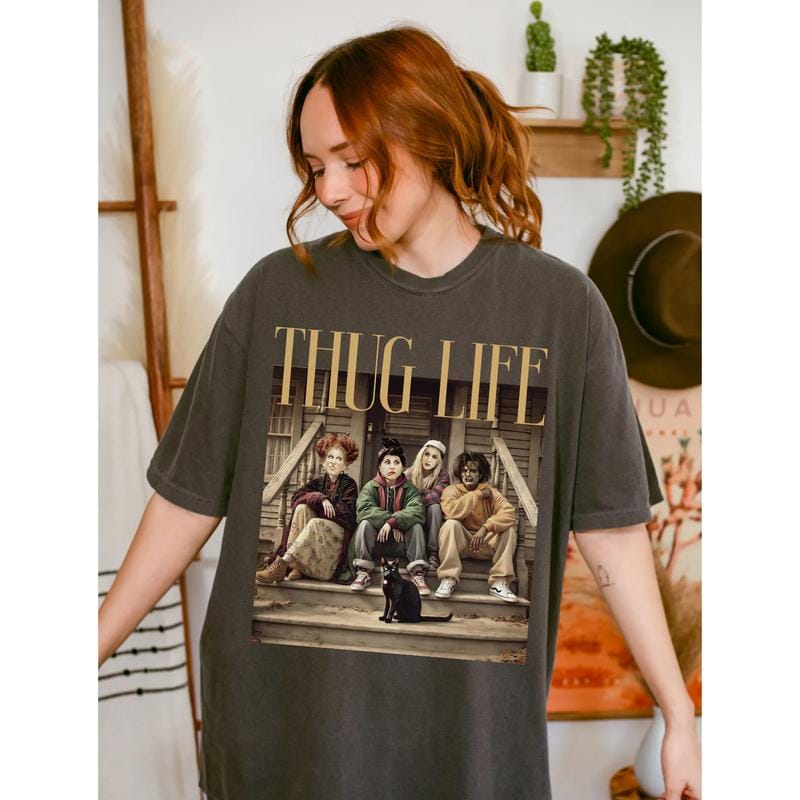 Thug Life Hocus Pocus Halloween Vintage T-Shirt, Sweatshirt, Hoodie 