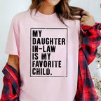 Daughter-in-Law T-Shirt Sweatshirt Hoodie | Funny Father-in-Law Family Gift Tee