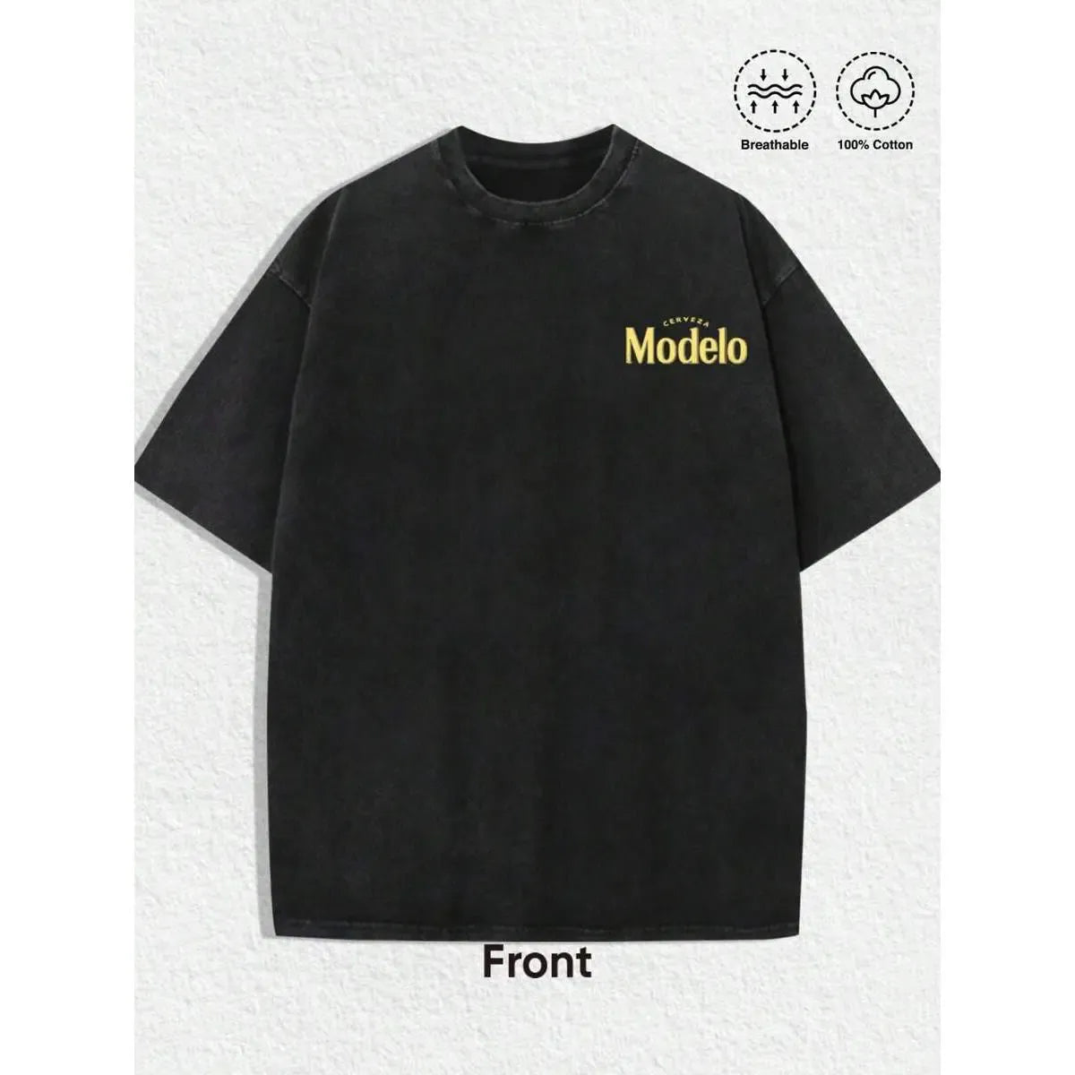 Vintage Cerveza Modelo UFO Abduction Tee | Retro Desert Graphic T-shirt