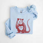 Possum Valentines Sweatshirt Funny Valentine Sweater