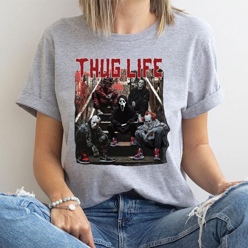 Halloween-Horrorfiguren THUG LIFE Shirt 